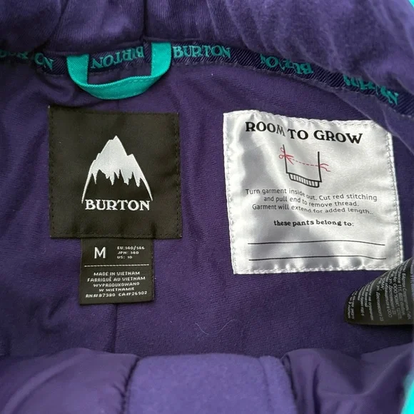 Burton Girls Elite Cargo Snowboard Pant-Everglade - Picture 5 of 6